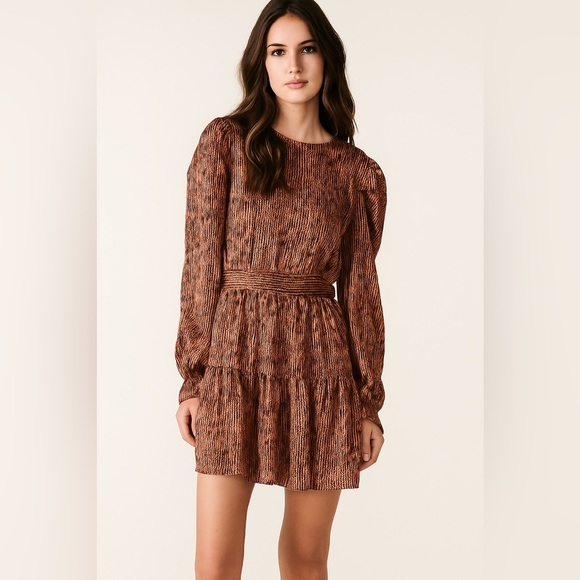 AX Paris Red Patterned Dress Women’s Size 14 NWT - Picture 2 of 8